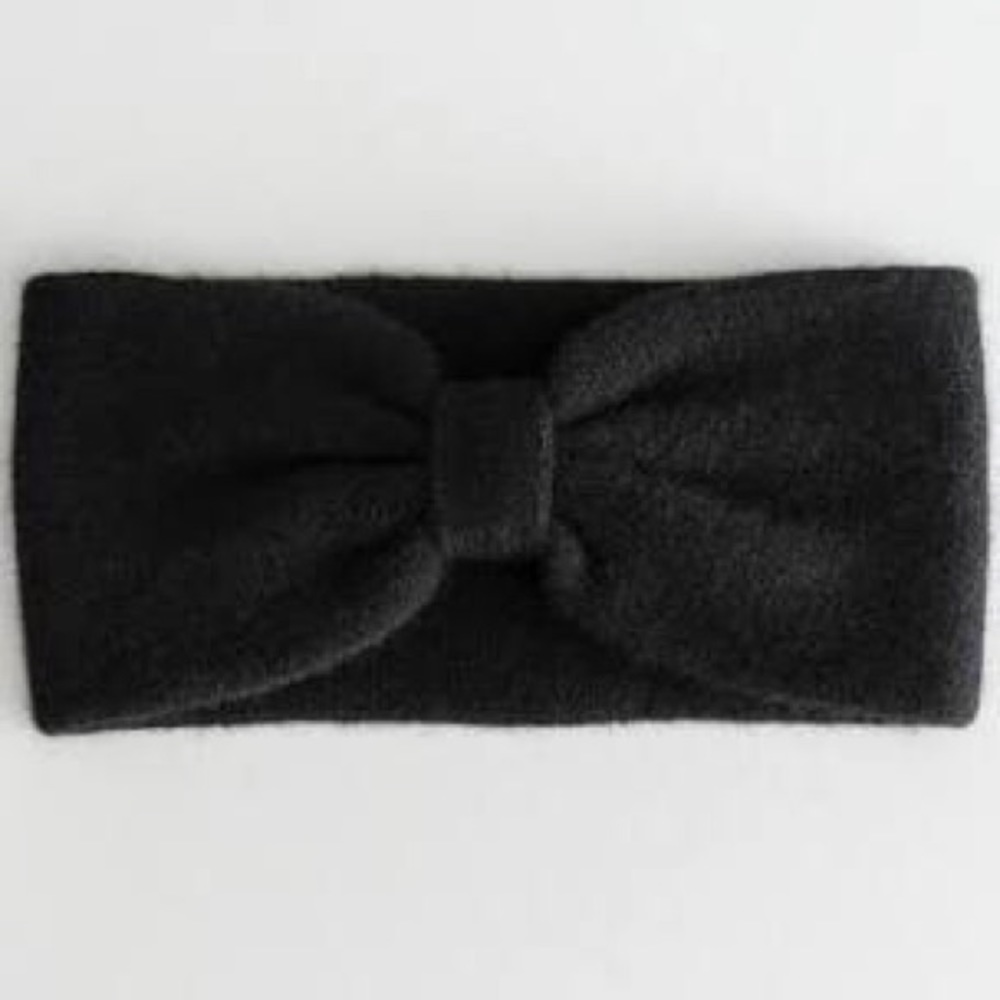 Bow black headband